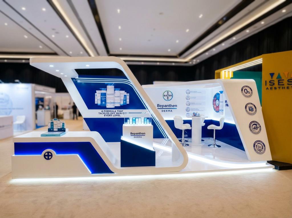 بوث معرض مصنوع بمواد premium في أربيل