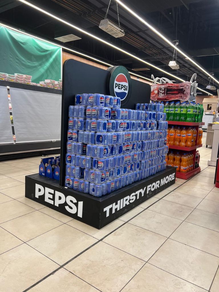 منصة ترويجية Pepsi في ماركت
