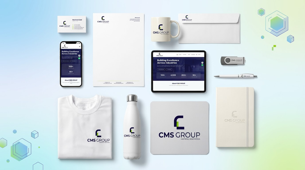 CMS Group - موقع وهوية بصرية متكاملة
